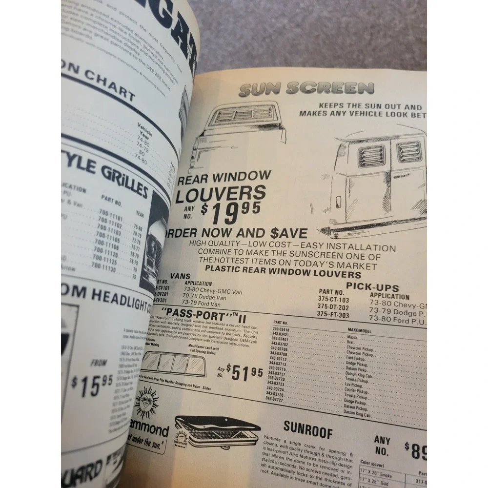 Vtg Midwest Auto Specialties 1981 Mail Order Car Parts & Accessories Catalog‎